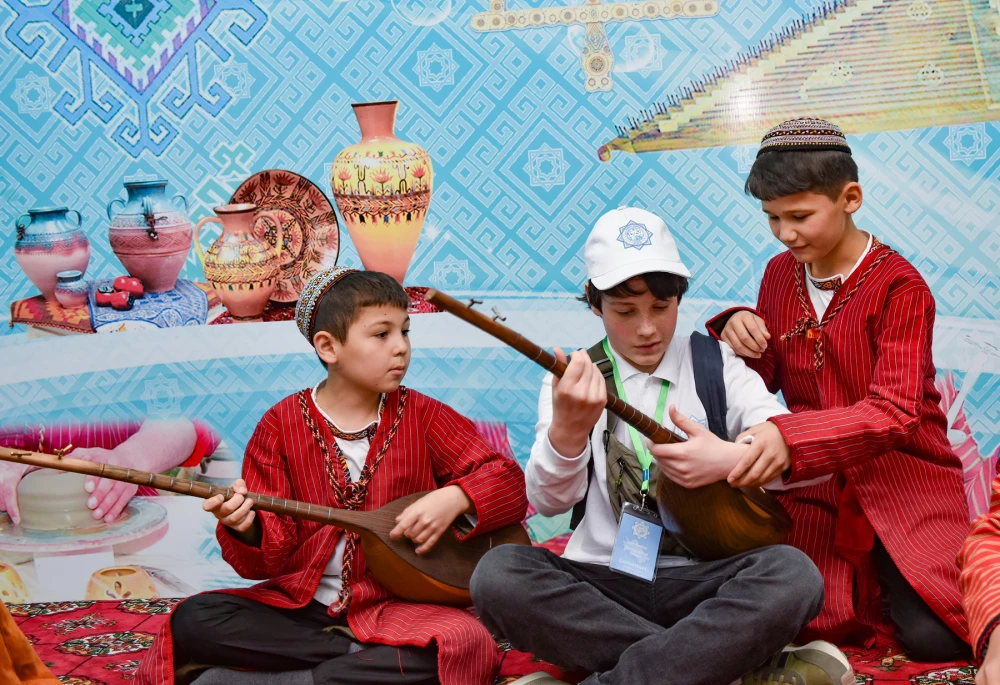 THE 2ND INTERNATIONAL MATHEMATICS OLYMPIAD FOR  SCHOOL STUDENTS STARTED IN ASHGABAT